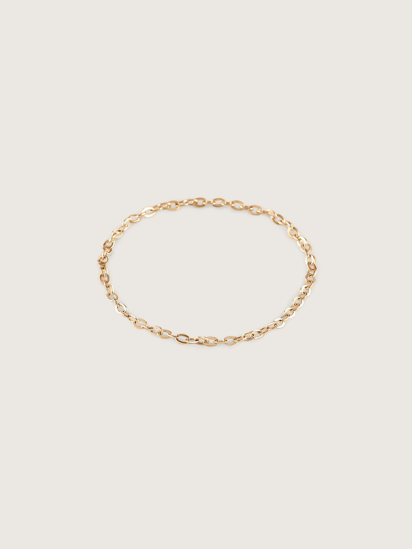 Clair De Lune 14k Chain Ring in Yellow Gold
