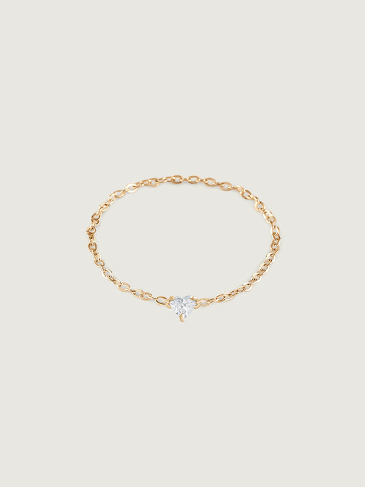 Clair De Lune Heart Diamond Ring