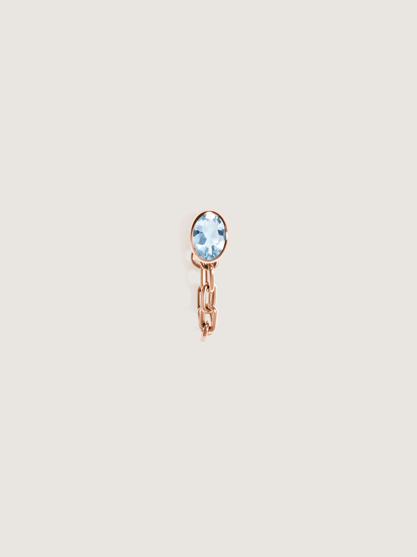 Catena Earring Aquamarine (Single)