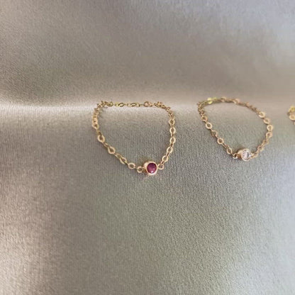 Clair De Lune Ruby Ring