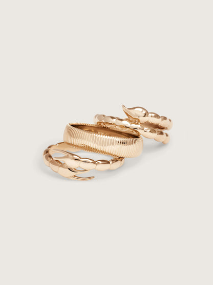 Doublemoss Jewelry 14k Gold Cuerpo Ring from the Skorppio Collection