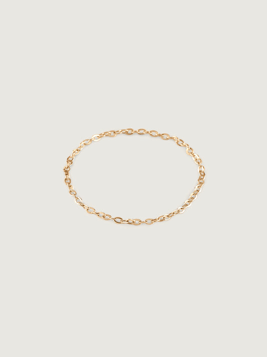 Clair De Lune 14k Chain Ring in Yellow Gold