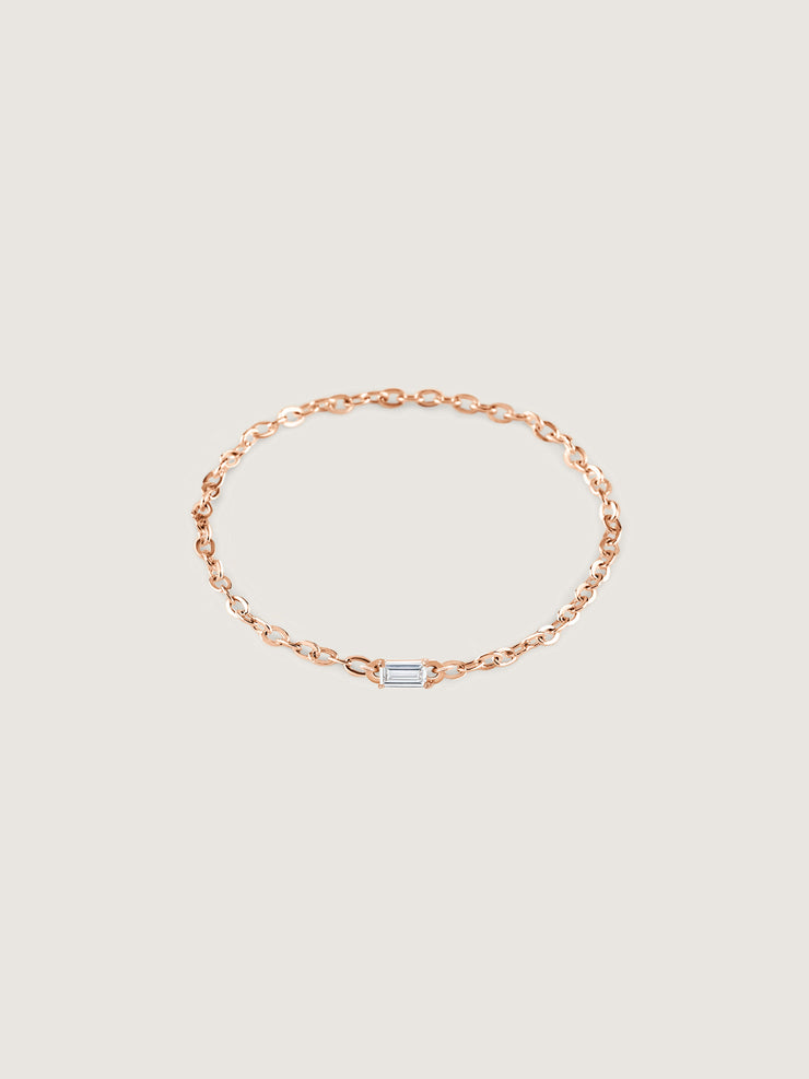 Clair De Lune Baguette Diamond Ring