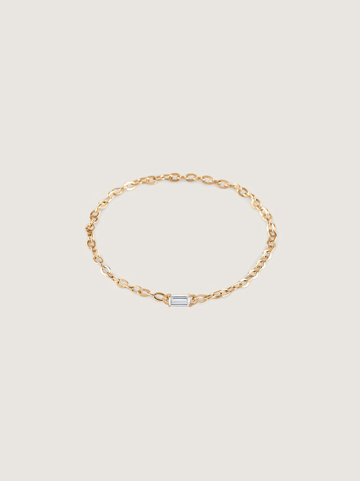 Clair De Lune Baguette Diamond Ring