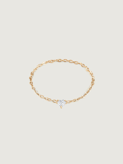 Clair De Lune Heart Diamond Ring