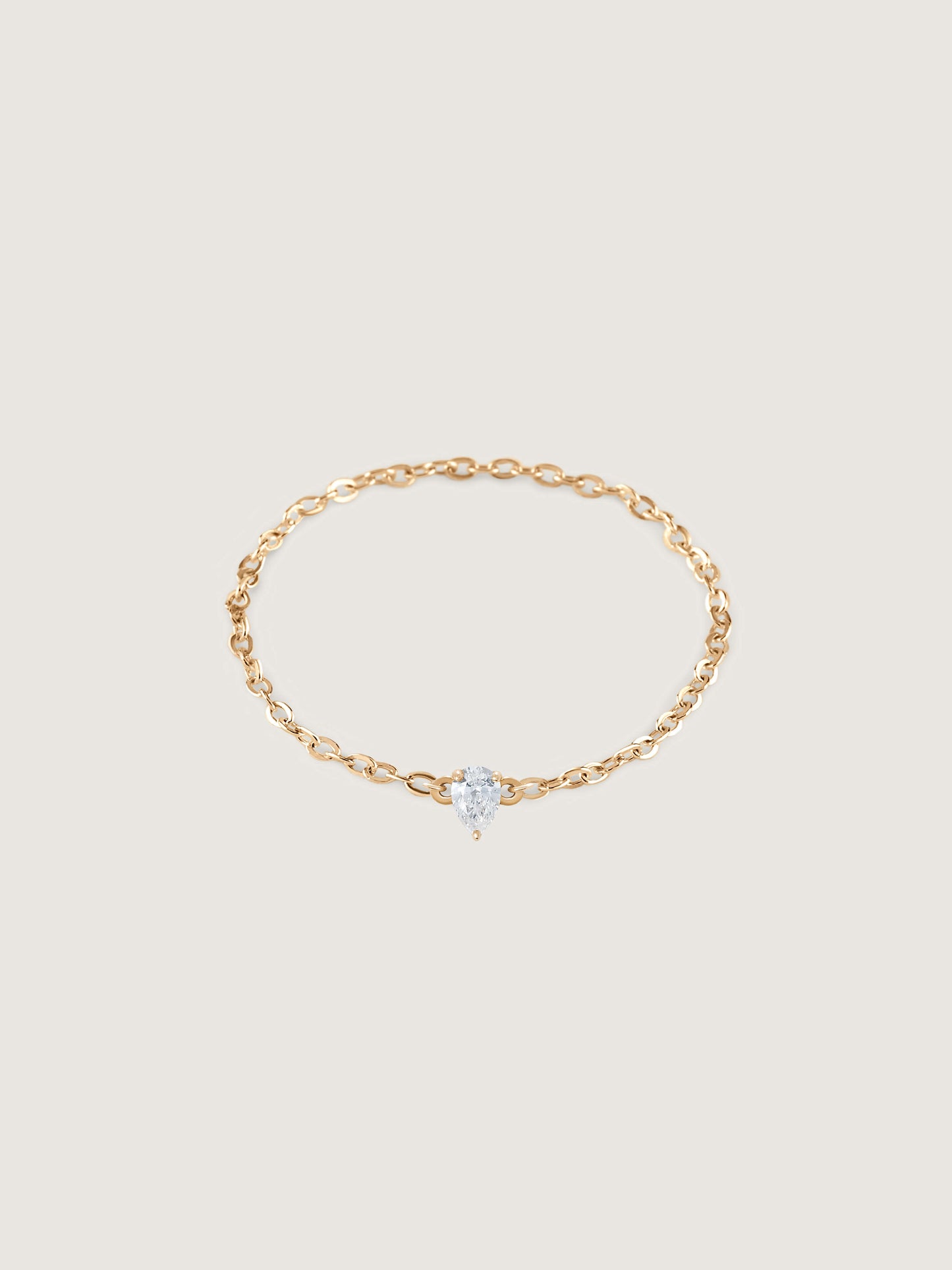 Clair De Lune Pear Diamond Ring