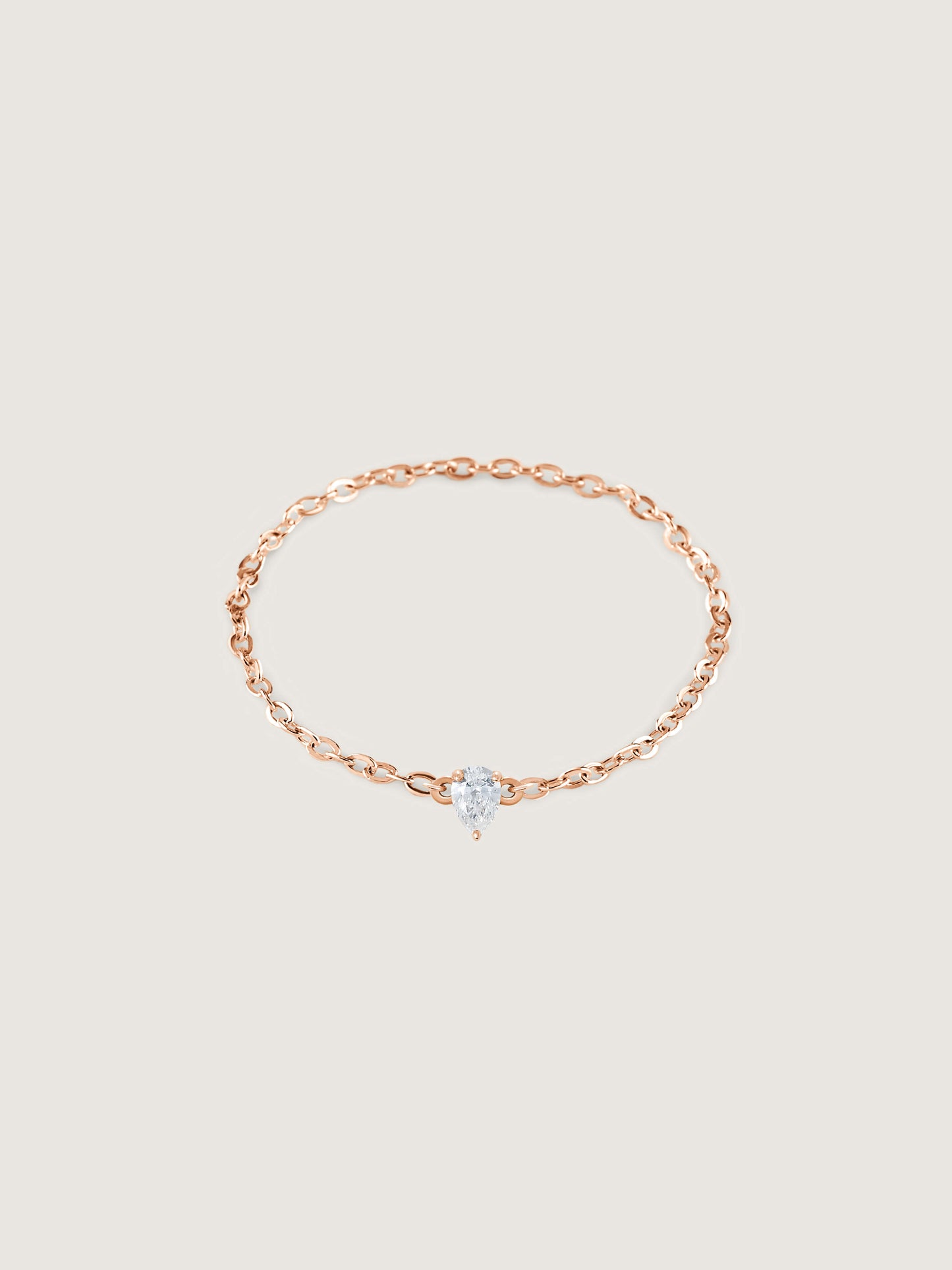 Clair De Lune Pear Diamond Ring