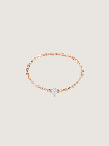 Clair De Lune Pear Diamond Ring