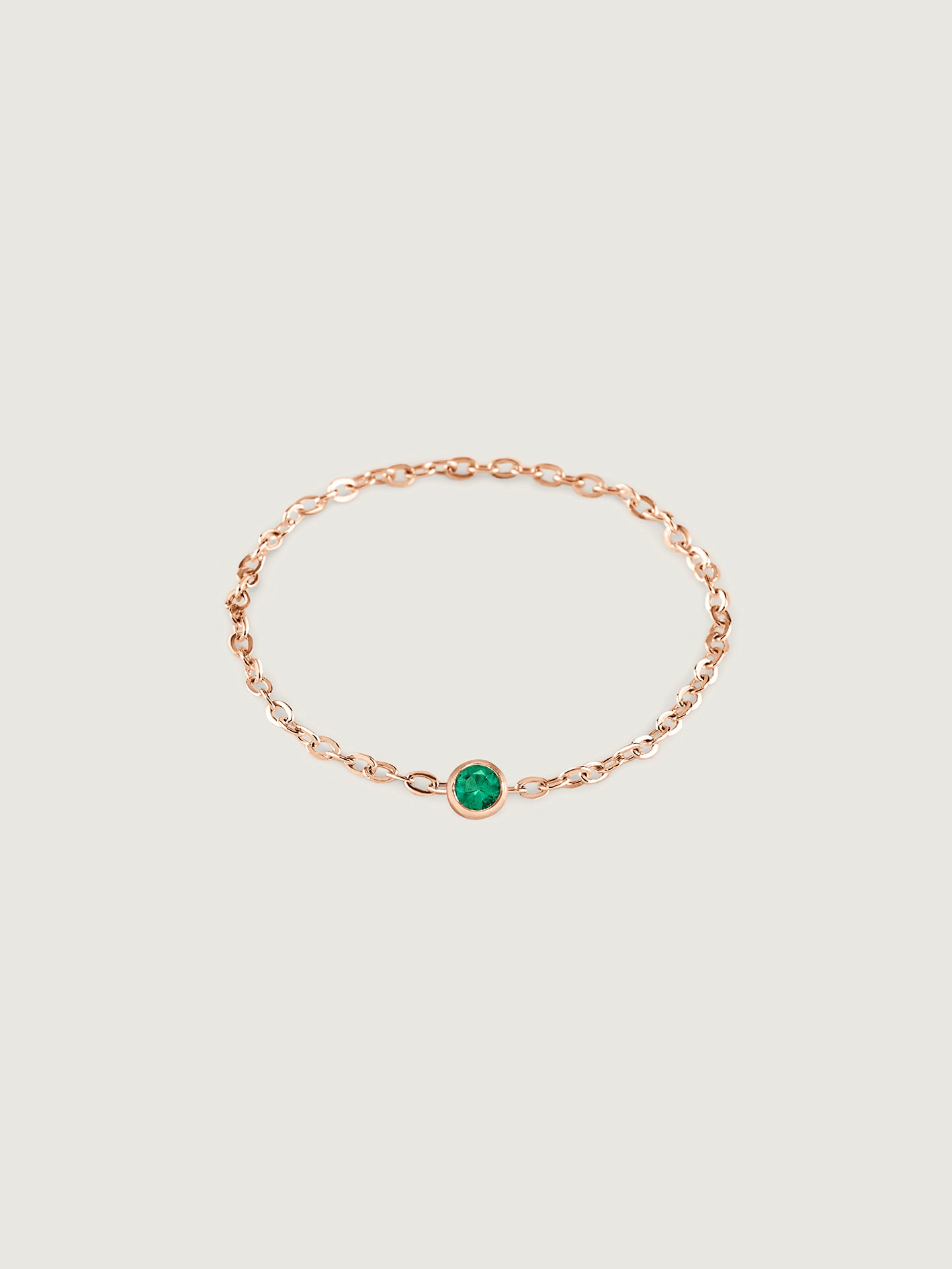 Clair De Lune Emerald Ring
