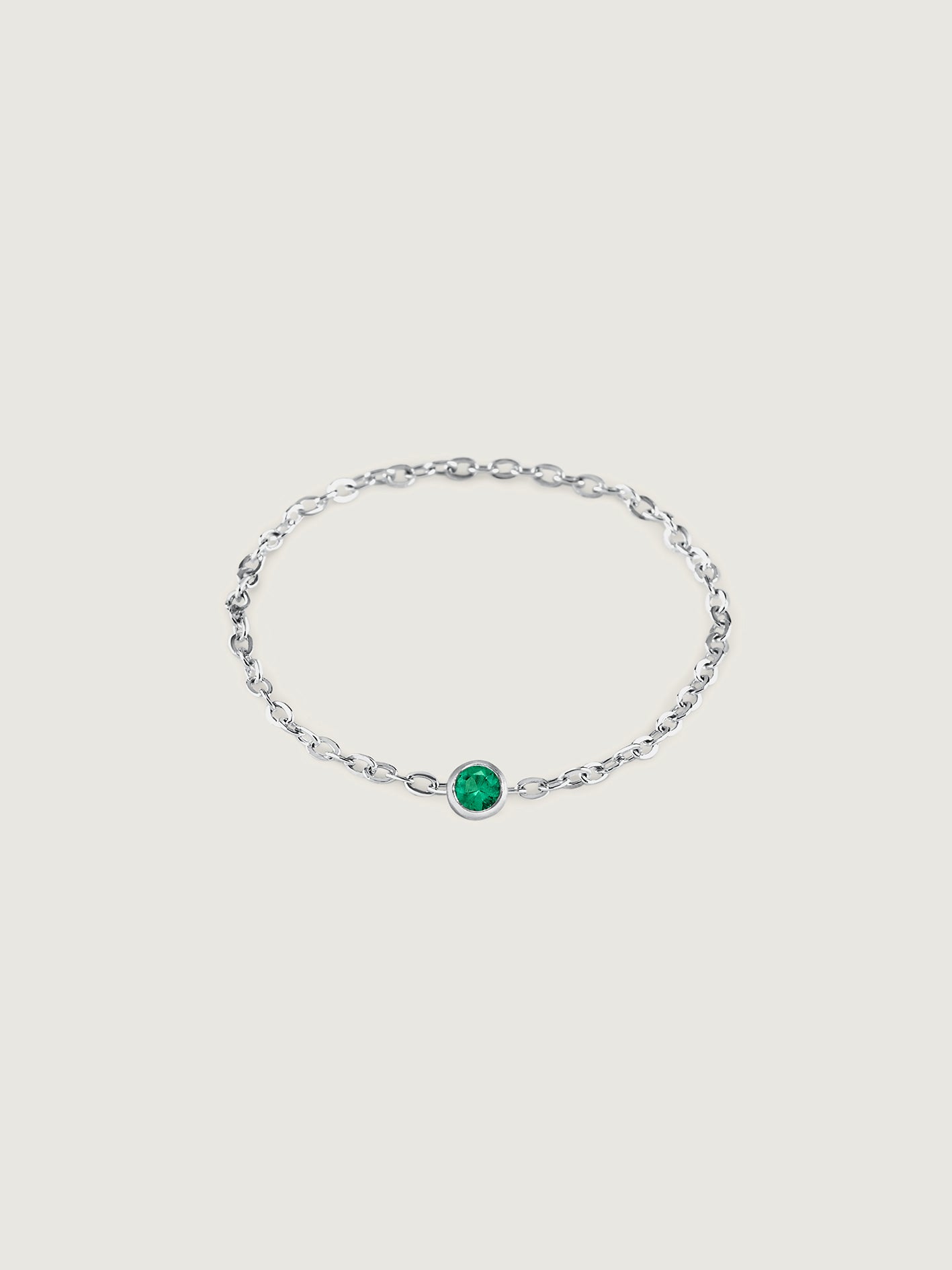 Clair De Lune Emerald Ring