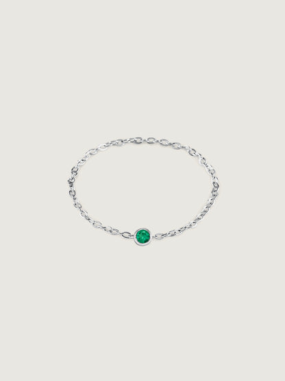 Clair De Lune Emerald Ring