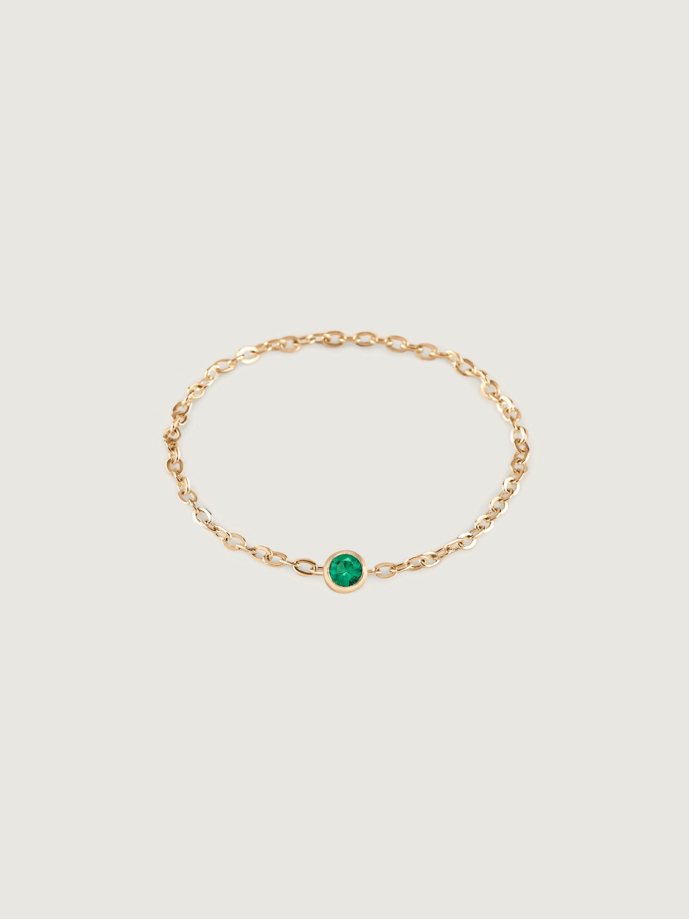 Clair De Lune Emerald Ring