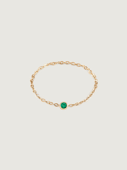 Clair De Lune Emerald Ring