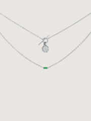 Clair De Lune Emerald Necklace