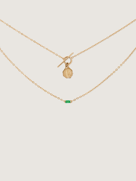 Clair De Lune Emerald Necklace