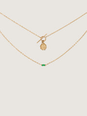 Clair De Lune Emerald Necklace