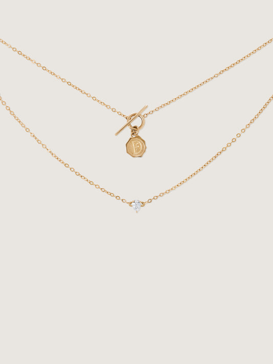 Clair De Lune Pear Diamond Necklace