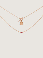 Clair De Lune Ruby Necklace