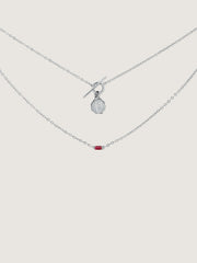 Clair De Lune Ruby Necklace