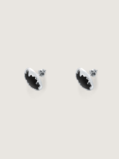 Lava Black Onyx Earrings (Pair)