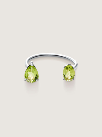 Le Bonbon Two Stone Peridot Ring