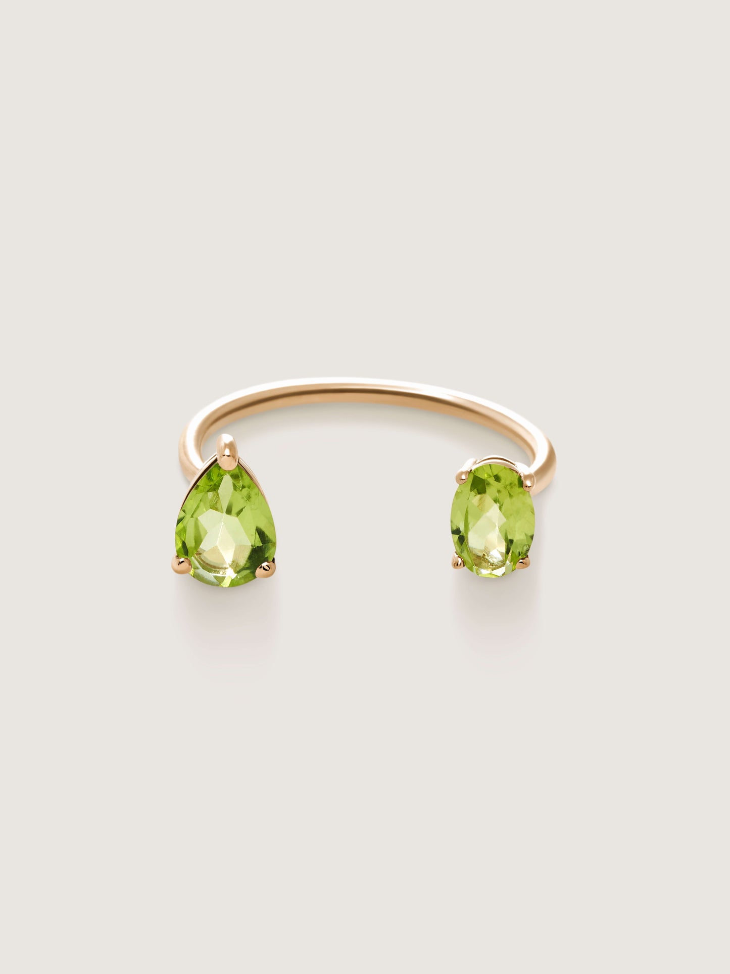 Le Bonbon Two Stone Peridot Ring