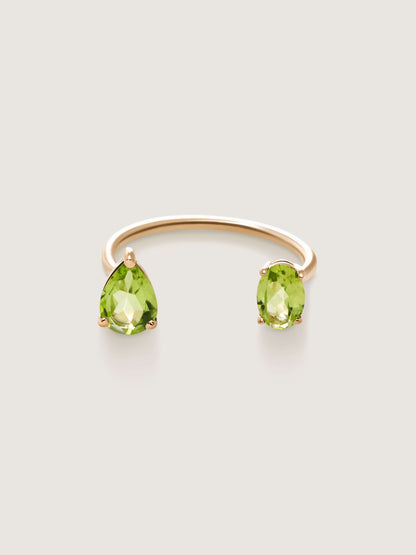 Le Bonbon Two Stone Peridot Ring
