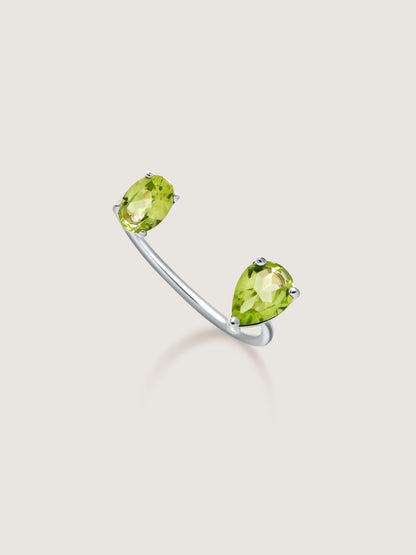 Le Bonbon Two Stone Peridot Ring