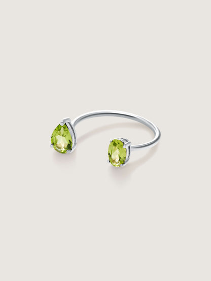 Le Bonbon Two Stone Peridot Ring