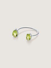 Le Bonbon Two Stone Peridot Ring