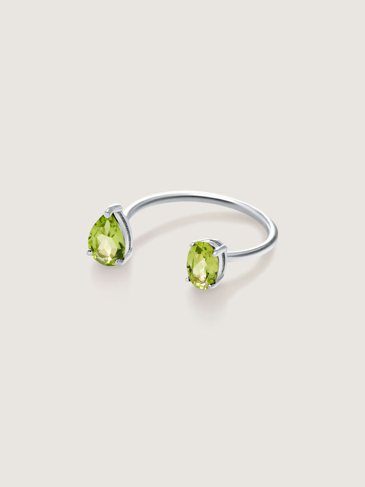 Le Bonbon Two Stone Peridot Ring