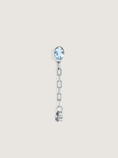 Catena Earring Aquamarine (Single)
