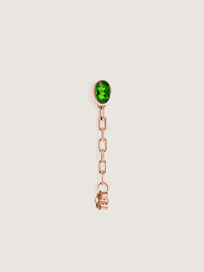Catena Earring Chrome Diopside (Single)