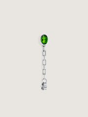 Catena Earring Chrome Diopside (Single)