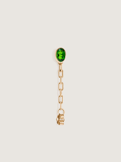 Catena Earring Chrome Diopside (Single)
