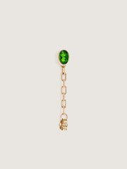 Catena Earring Chrome Diopside (Single)