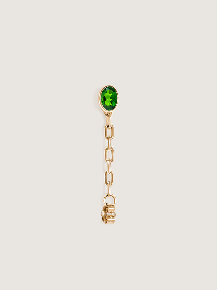Catena Earring Chrome Diopside (Single)