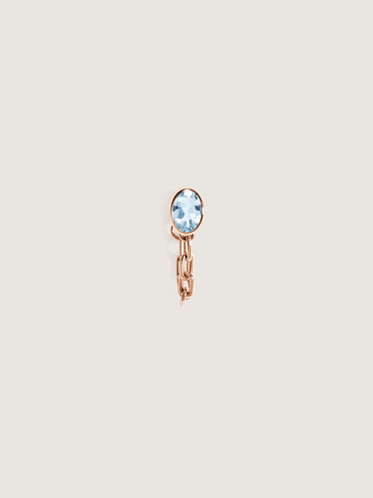 Catena Earring Aquamarine (Single)