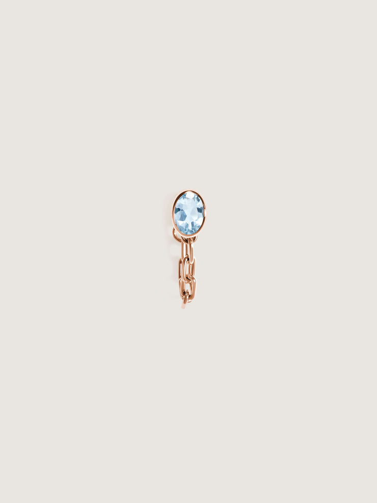 Catena Earring Aquamarine (Single)