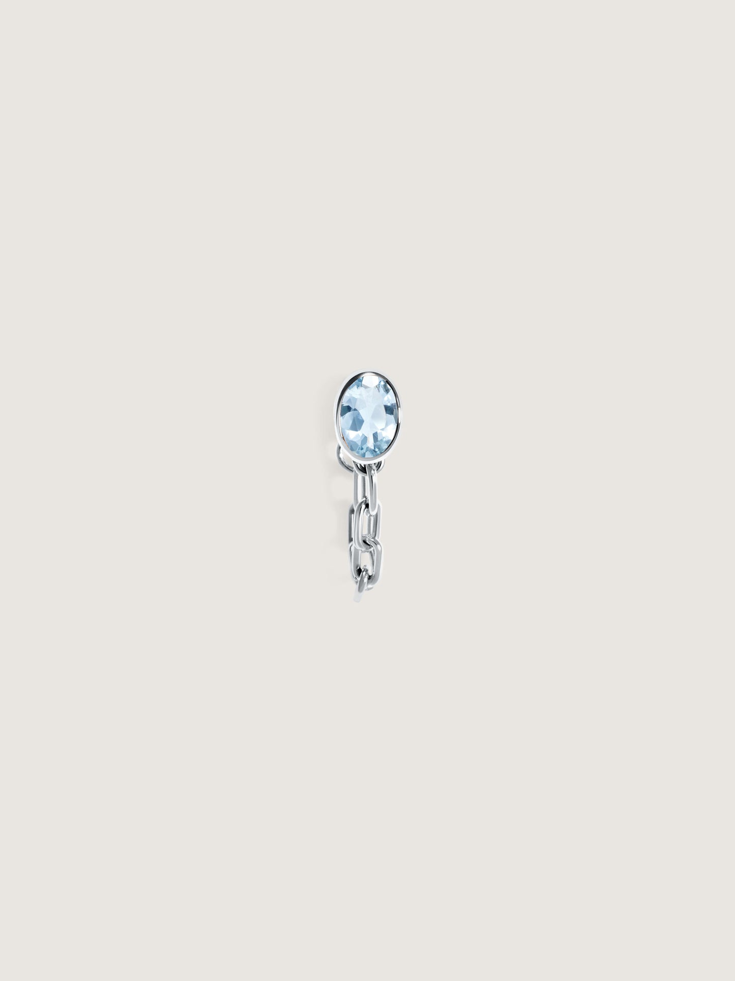 Catena Earring Aquamarine (Single)