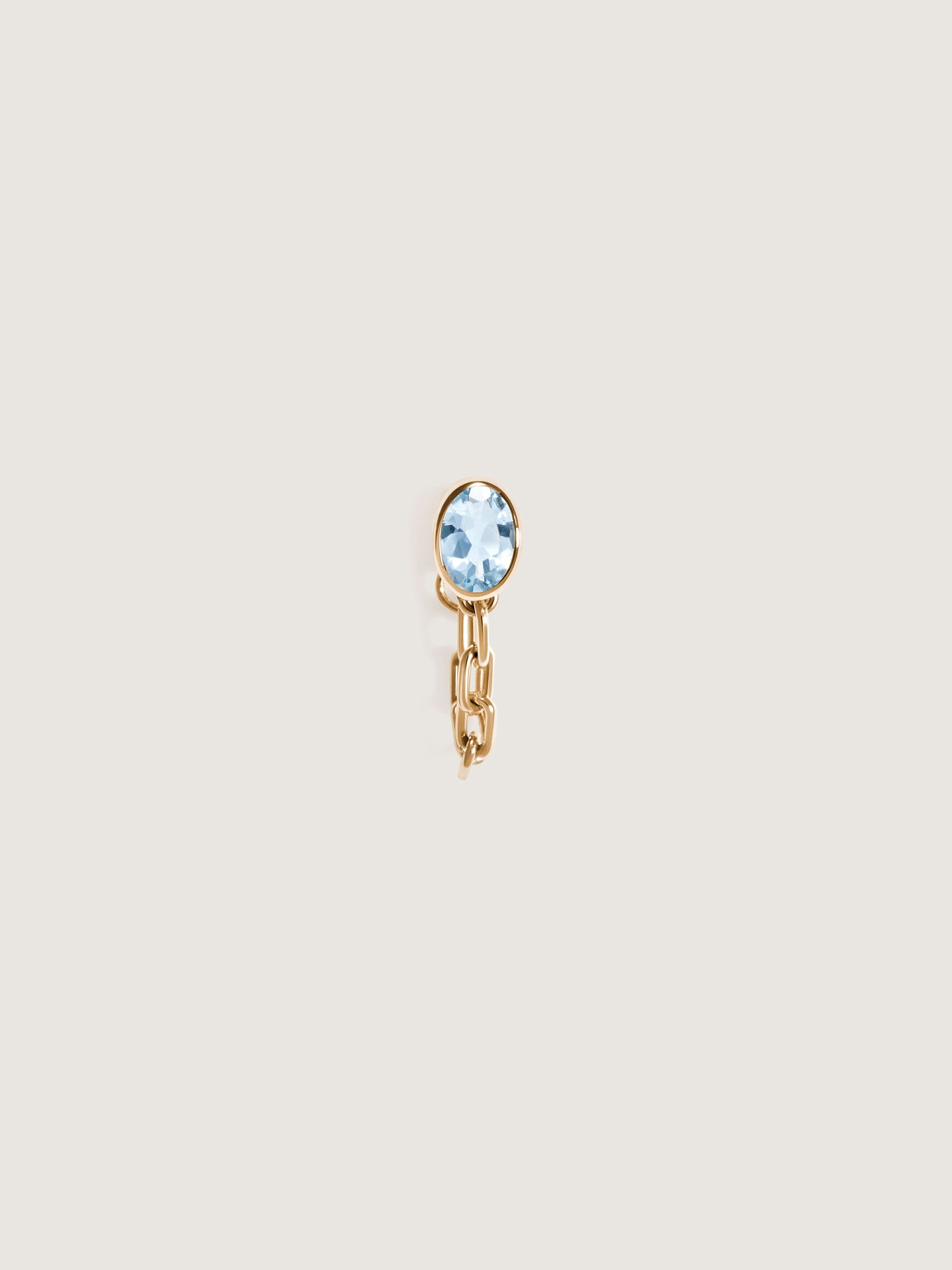 Catena Earring Aquamarine (Single)