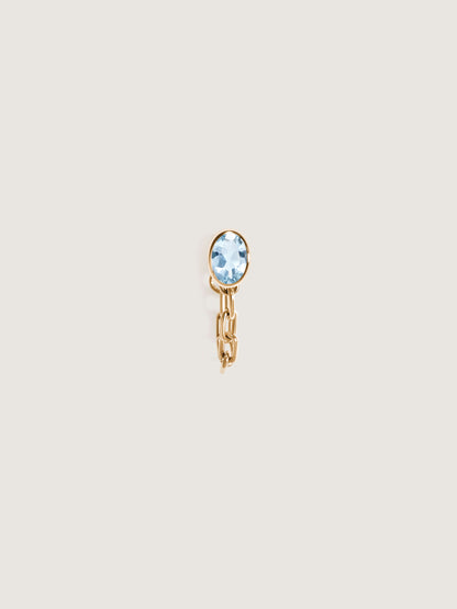 Catena Earring Aquamarine (Single)