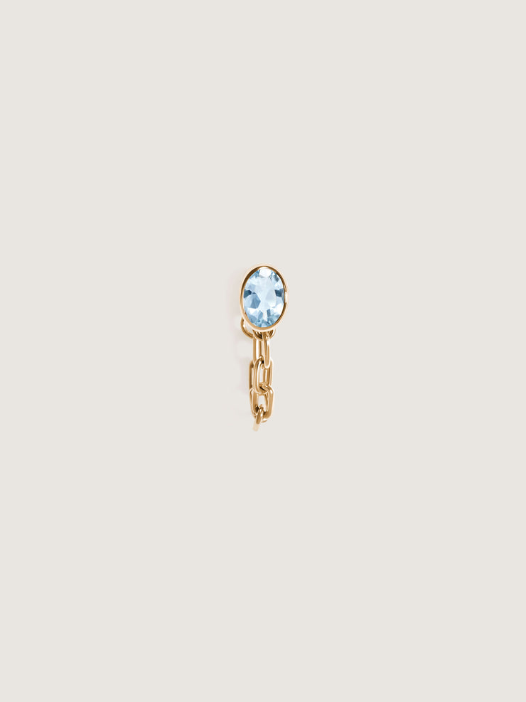 Catena Earring Aquamarine (Single)