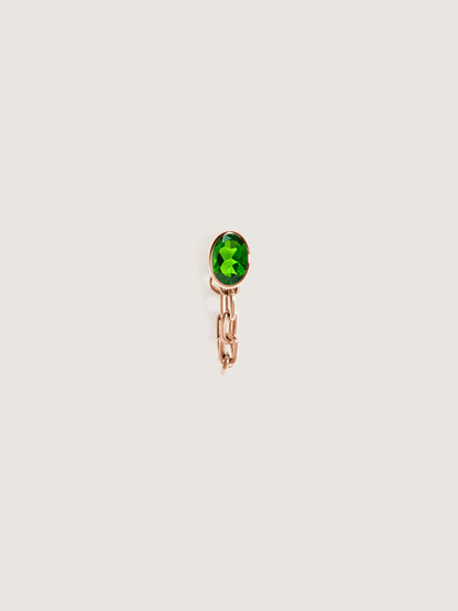 Catena Earring Chrome Diopside (Single)