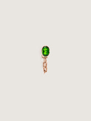 Catena Earring Chrome Diopside (Single)