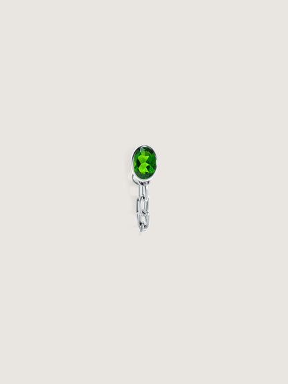 Catena Earring Chrome Diopside (Single)