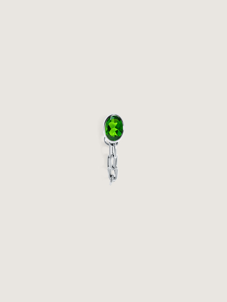 Catena Earring Chrome Diopside (Single)