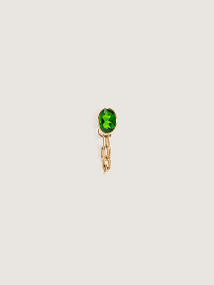 Catena Earring Chrome Diopside (Single)