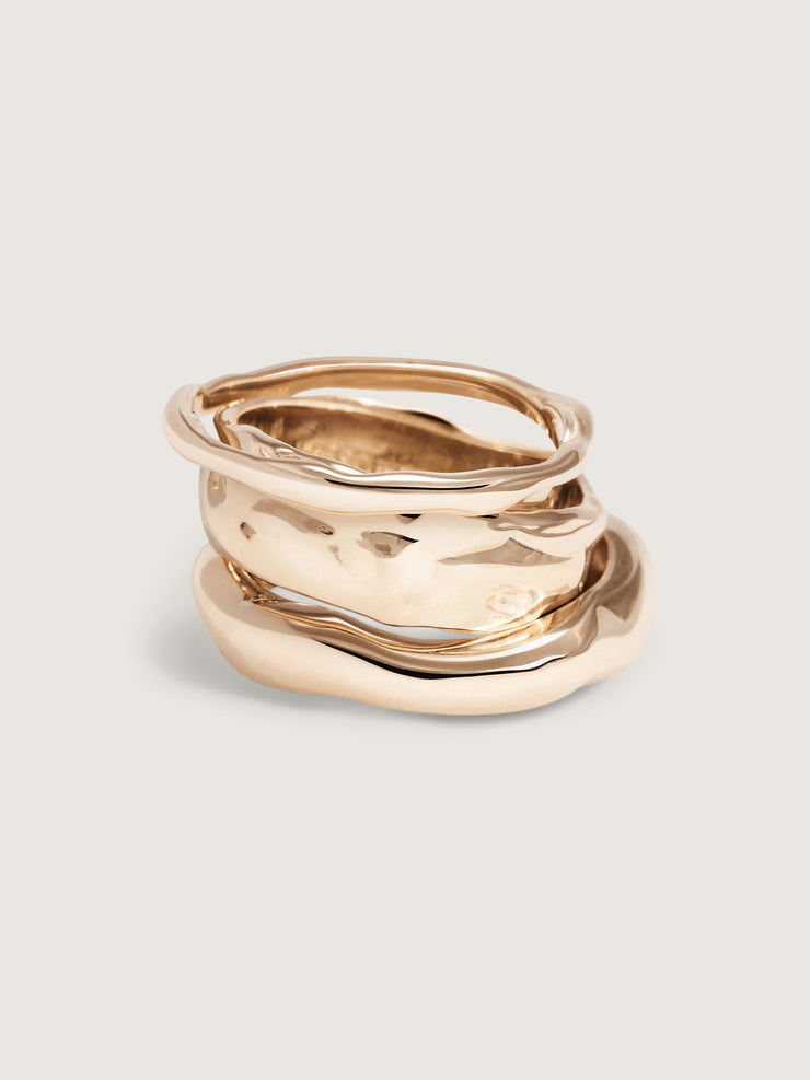 Doublemoss Olas Shore collection in 14k Gold