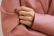Le Bonbon Two Stone Pink Tourmaline Ring